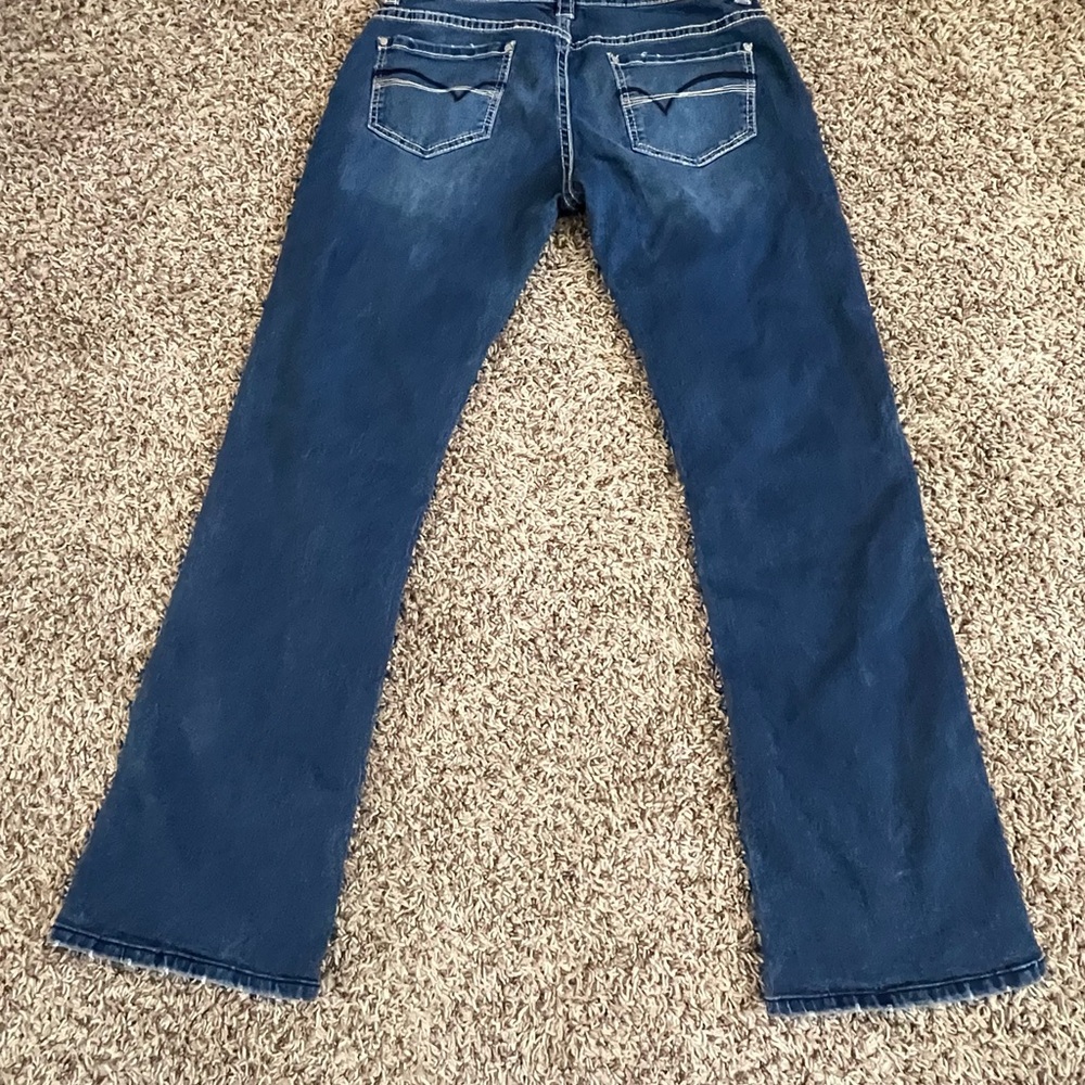 Rock & Roll Denim Women's Boot Cut Jeans in Medium Blue - Picture 5 of 8